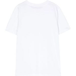 Calvin Klein Jeans, Witte T-shirts en Polos Wit, Dames, Maat:S