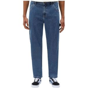 Dickies, Jeans, Heren, Blauw, W34, Blauwe Garyville Jeans