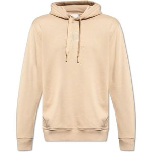 Burberry, Sweatshirts & Hoodies, Heren, Beige, XL, Katoen, Tidan hoodie met logo