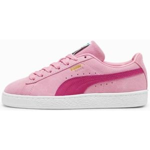 Puma, Schoenen, Heren, Roze, 38 EU, Leer, Roze Leren Sneakers