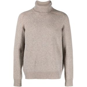 Ermenegildo Zegna, Luxe Cashmere Rollneck Coltrui Beige, Heren, Maat:M