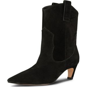 Shoe the Bear, Schoenen, Dames, Zwart, 38 EU, Suède, Wilde Western-geïnspireerde Suède Laarzen