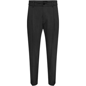 Drykorn, Relaxed Fit Chino`s - Stijl 136096 Chasy 10 Zwart, Heren, Maat:W36 L34