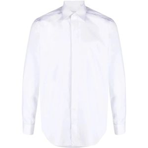 Xacus, Overhemden, Heren, Wit, 3Xl, Katoen, Italiaanse katoenen overhemd manchetknopen
