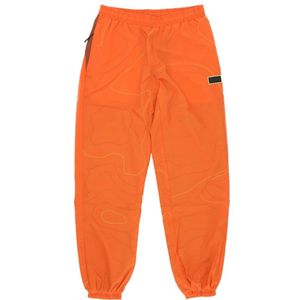 Dolly Noire, Broeken, Heren, Oranje, S, Polyester, Oranje Baggy Trainingsbroek met Mesh