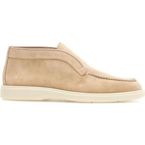 Santoni, Schoenen, Heren, Beige, 43 1/2 EU, Stijlvolle Enkellaarzen