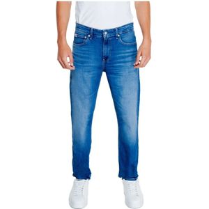 Calvin Klein Jeans, Jeans, Heren, Blauw, W38 L32, Katoen, Eco-Vriendelijke Jeanscollectie voor Mannen