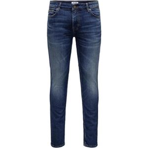 Only & Sons, Jeans Blauw, Heren, Maat:W38 L32