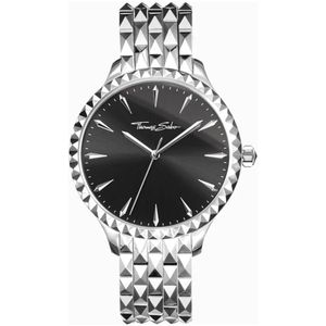 Thomas Sabo, Rebel at Heart Roestvrijstalen Horloge Grijs, Dames, Maat:ONE Size