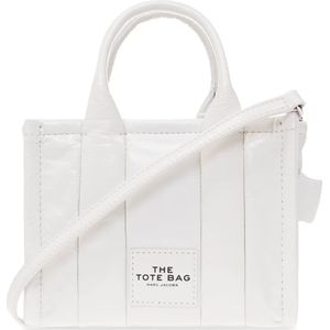 Marc Jacobs, Tassen, Dames, Wit, ONE Size, Leer, ‘The Micro Tote’ schoudertas