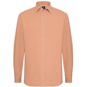 Boggi Milano, Overhemden, Heren, Oranje, 3Xl, Katoen, Casual Shirts