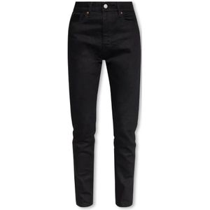 Levi's, Jeans, Dames, Zwart, W30 L31, Slim-fit jeans
