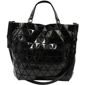 Issey Miyake Pre-owned, Pre-owned, Dames, Zwart, ONE Size, Leer, Pre-owned Leather totes