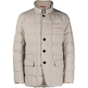 Fay, Jassen, Heren, Beige, M, Beige Winterjas