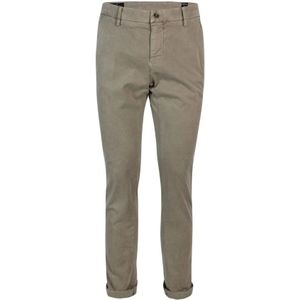 Mason's, Broeken, Heren, Beige, M, Slim Fit Chino Broek