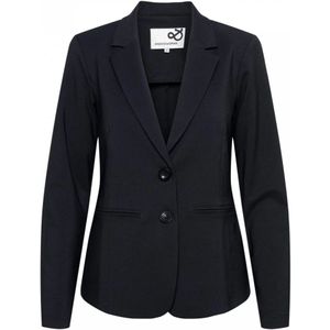 &Co Woman, Twill Blauwe Blazer Blauw, Dames, Maat:S