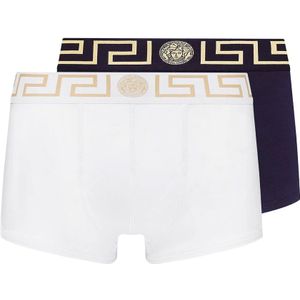 Versace, Ondergoed, Heren, Veelkleurig, S, Katoen, Medusa Geborduurde Katoenen Trunk