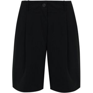 Rrd, Korte broeken, Dames, Zwart, XS, Zwarte technische stof dames Bermuda shorts