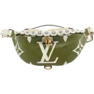 Louis Vuitton Vintage, Pre-owned Coated canvas louis-vuitton-bags Groen, unisex, Maat:ONE Size