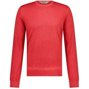 Gran Sasso, Round-neck Truien Rood, Heren, Maat:M