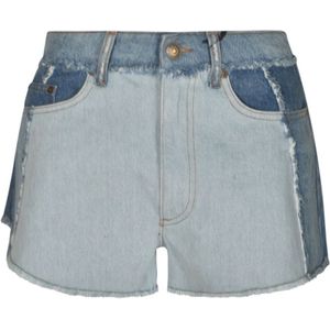 Chiara Ferragni Collection, Denim Shorts Blauw, Dames, Maat:W27