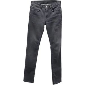 Acne Studios Pre-owned, Pre-owned Cotton jeans Zwart, Dames, Maat:S