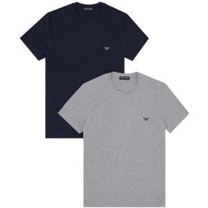 Emporio Armani, Logo Endurance T-Shirt Pakket Veelkleurig, Heren, Maat:M