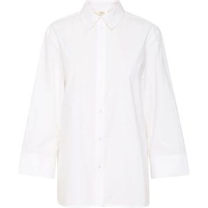 InWear, Blouses & Shirts, Dames, Wit, 2Xs, Katoen, Boxy Shirt Blouse Pure White