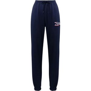 Reebok, Grafische Joggingbroek Blauw, Dames, Maat:XS