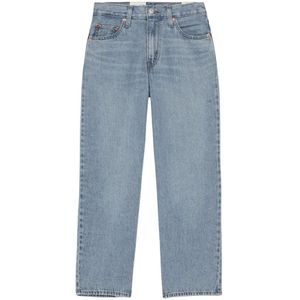 Levi's, Baggy Dad Jeans Blauw, Dames, Maat:W28