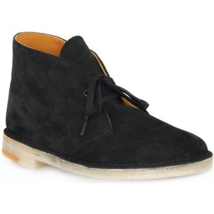 Clarks, Schoenen, Heren, Zwart, 44 EU, Desert Boot Blkcom