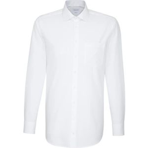 Seidensticker, Overhemden, Heren, Wit, 6Xl, Katoen, Witte Overhemdjurk met Mouwlengte 7