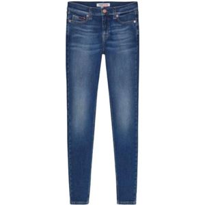 Tommy Hilfiger, Jeans, Dames, Blauw, W31 L30, Katoen, Klassieke en comfortabele Nora Jeans