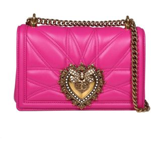 Dolce & Gabbana, Tassen, Dames, Roze, ONE Size, Shoulder Bags