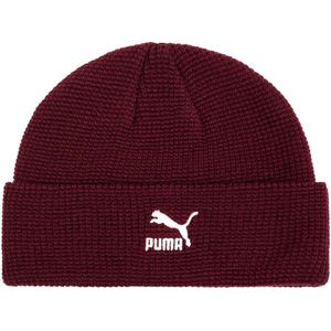Puma, Accessoires, Heren, Rood, ONE Size, Maroon Patch Logo Beanie