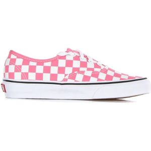 Vans, Authentic Checkerboard Lage Sneaker Roze, Dames, Maat:39 EU