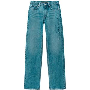 Alexander Wang, Jeans, Dames, Blauw, W29, Blauwe Bootcut Jeans