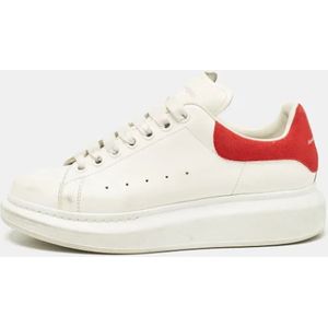 Alexander McQueen Pre-owned, Pre-owned, Heren, Wit, 40 EU, Pre-owned Leather sneakers