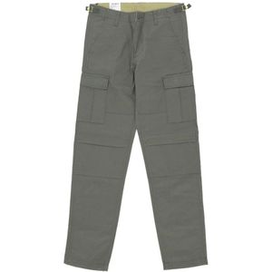 Carhartt Wip, Broeken, Heren, Groen, W34 L34, Katoen, Slim Fit Cargo Broek Groen