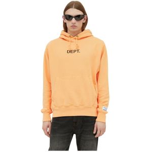 Gallery Dept., Sweatshirts & Hoodies Oranje, Heren, Maat:S