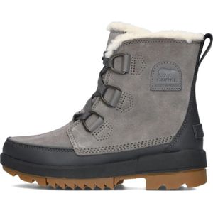 Sorel, Schoenen, Dames, Grijs, 38 1/2 EU, Polyester, Grijze Winter Veterschoenen