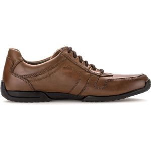 Gabor, Heren sneakers van gecertificeerd leer Bruin, Heren, Maat:40 1/2 EU