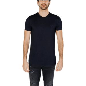 Antony Morato, Tops, Heren, Blauw, XL, Katoen, Heren T-shirt Lente/Zomer Collectie