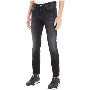 Tommy Hilfiger, Scanton slim jeans Zwart, Heren, Maat:W30 L32