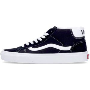 Vans, Schoenen, Heren, Zwart, 46 EU, Suède, Mid Skool Zwarte Sneaker