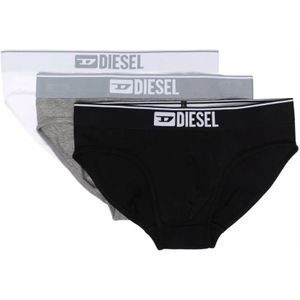 Diesel, Ondergoed, Heren, Veelkleurig, L, Katoen, Gedrukte Elastische Taille Ondergoed Set