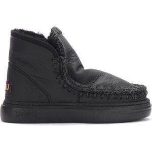 Mou, Bold Eskimo Sneaker Laars in Zwart Zwart, Dames, Maat:39 EU