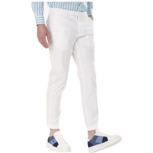 Harmont & Blaine, Stretch Chino Broek Wit, Heren, Maat:M