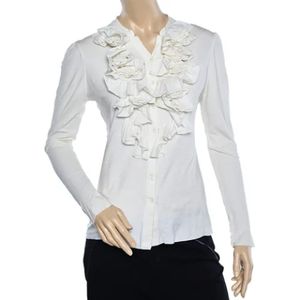 Ralph Lauren Pre-owned, Pre-owned Fabric tops Wit, Dames, Maat:L