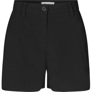 Modström, Korte broeken, Dames, Zwart, S, Polyester, Benny MD Bermuda Shorts